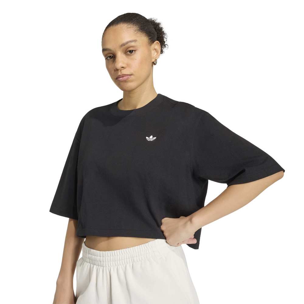 Adidas Womens Essentials Crop T-Shirt - Black