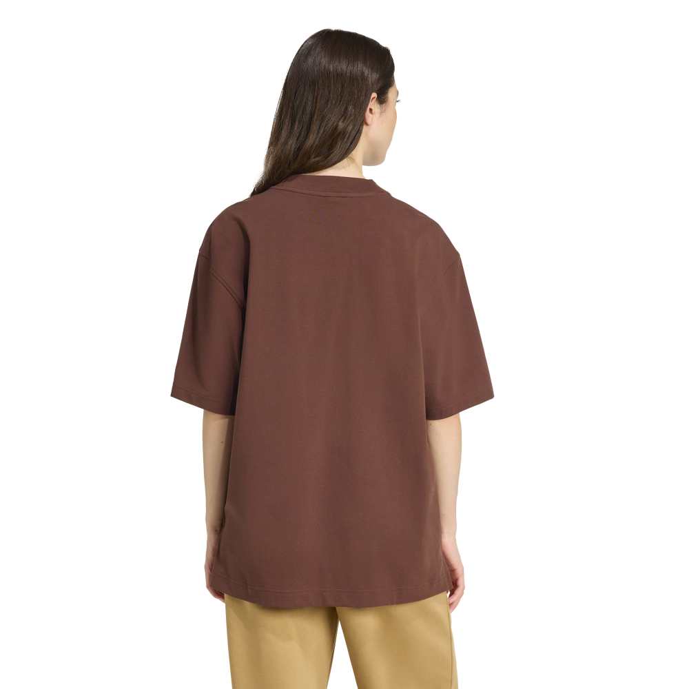 adidas Womens Essentials Linear Oversized Tee -Auburn