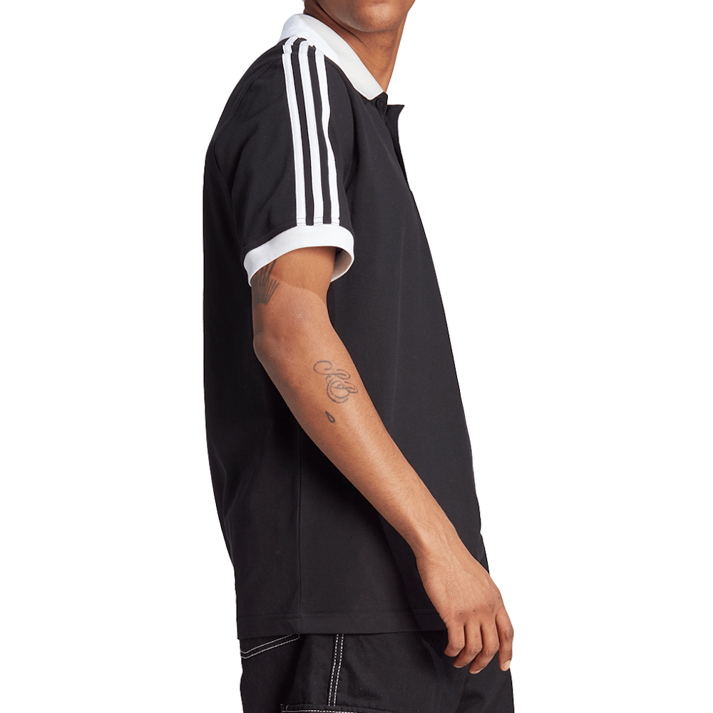 adidas 3-Stripe Polo - Black