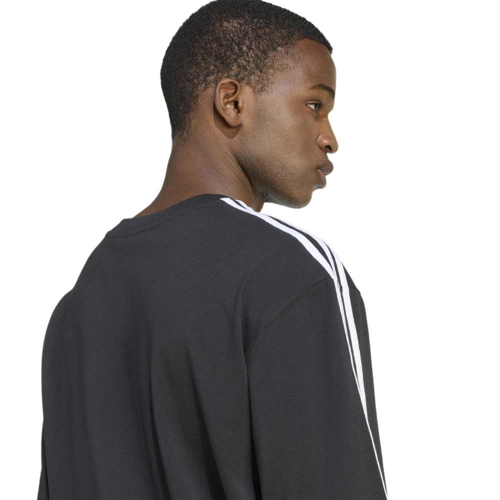 adidas 3-Stripes Oversized Tee - Black