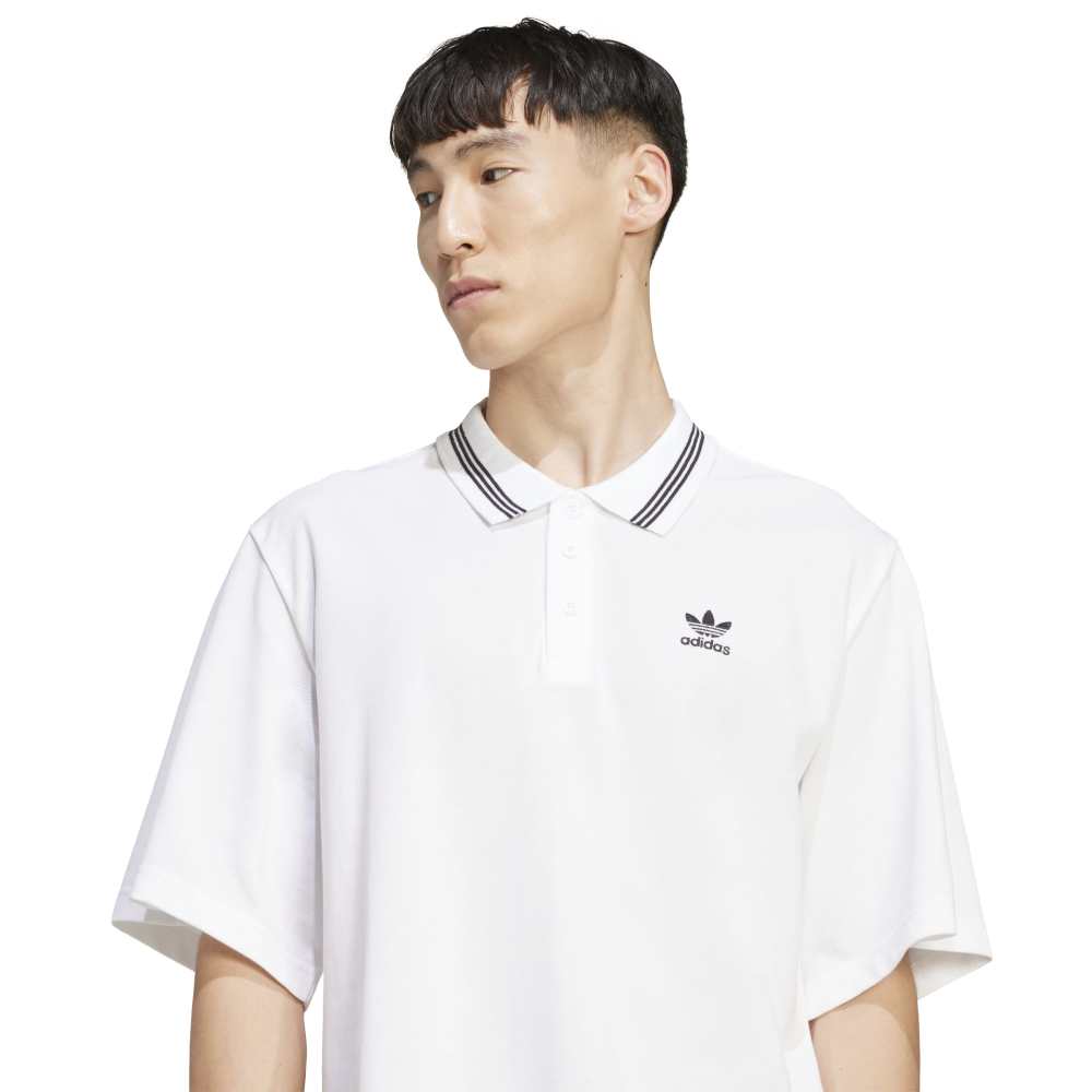 adidas Adicolor Loose Polo - White