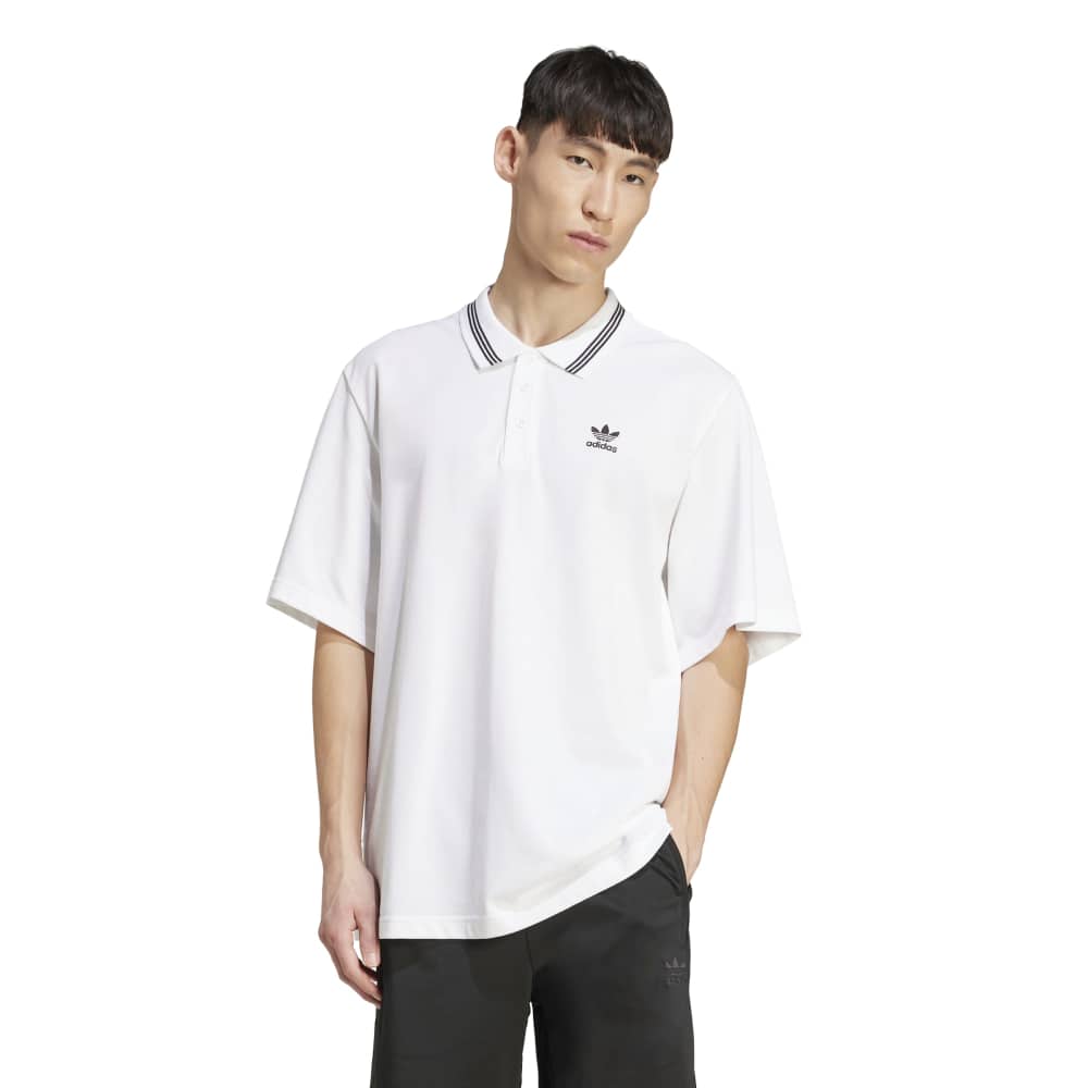 adidas Adicolor Loose Polo - White