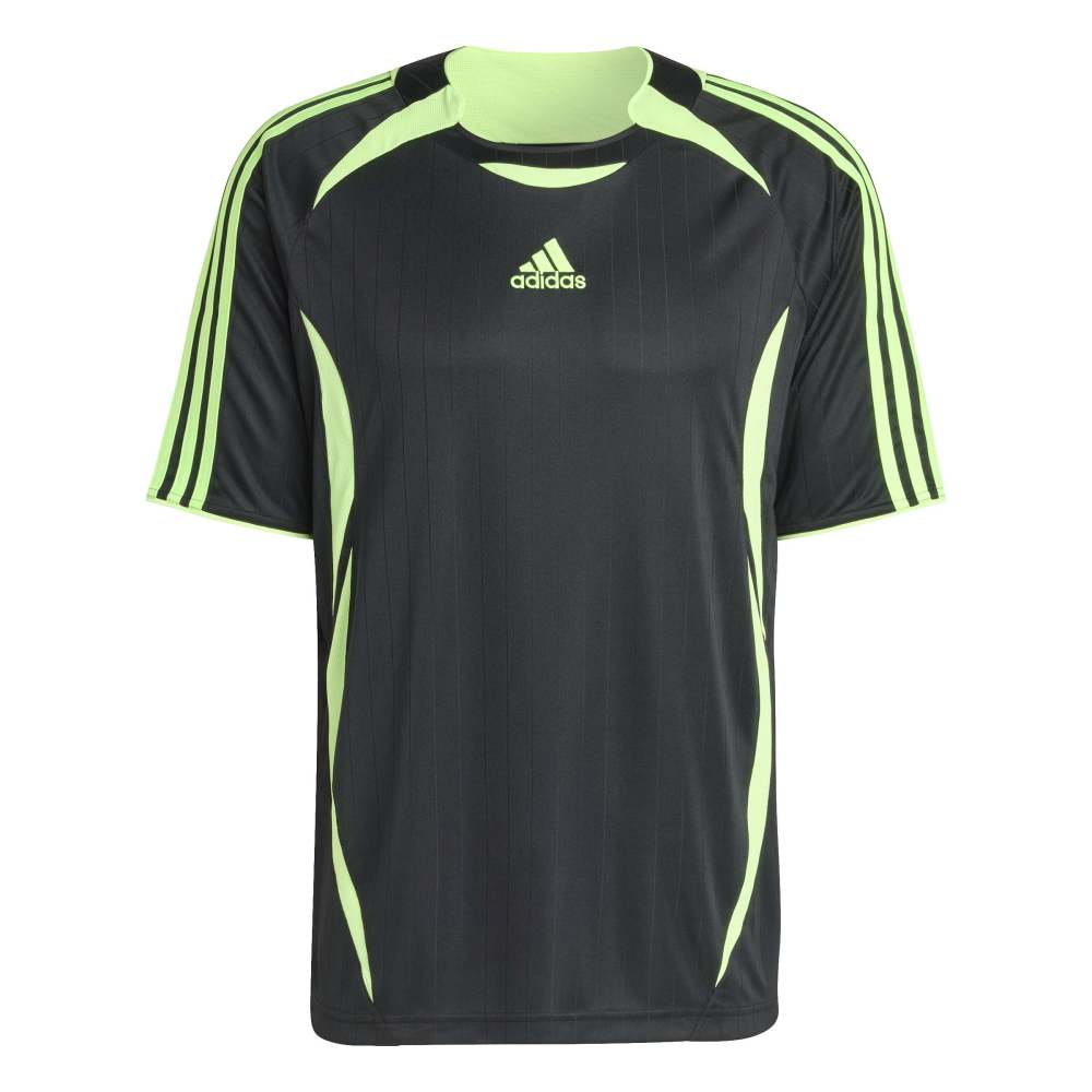 adidas Adicolor Teamgeist Tee - Black / Signal Green