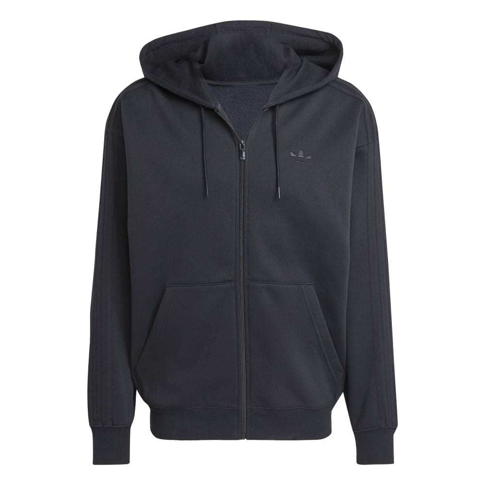 adidas Adicolour Oversized Full-Zip Hoodie - Black