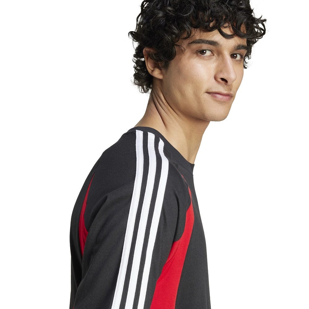 adidas Archive Tee - Black / Better Scarlet