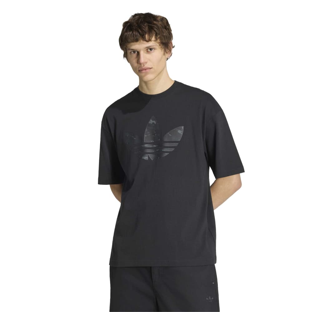 Adidas Camo 2 Infill Trefoil Tee - Black
