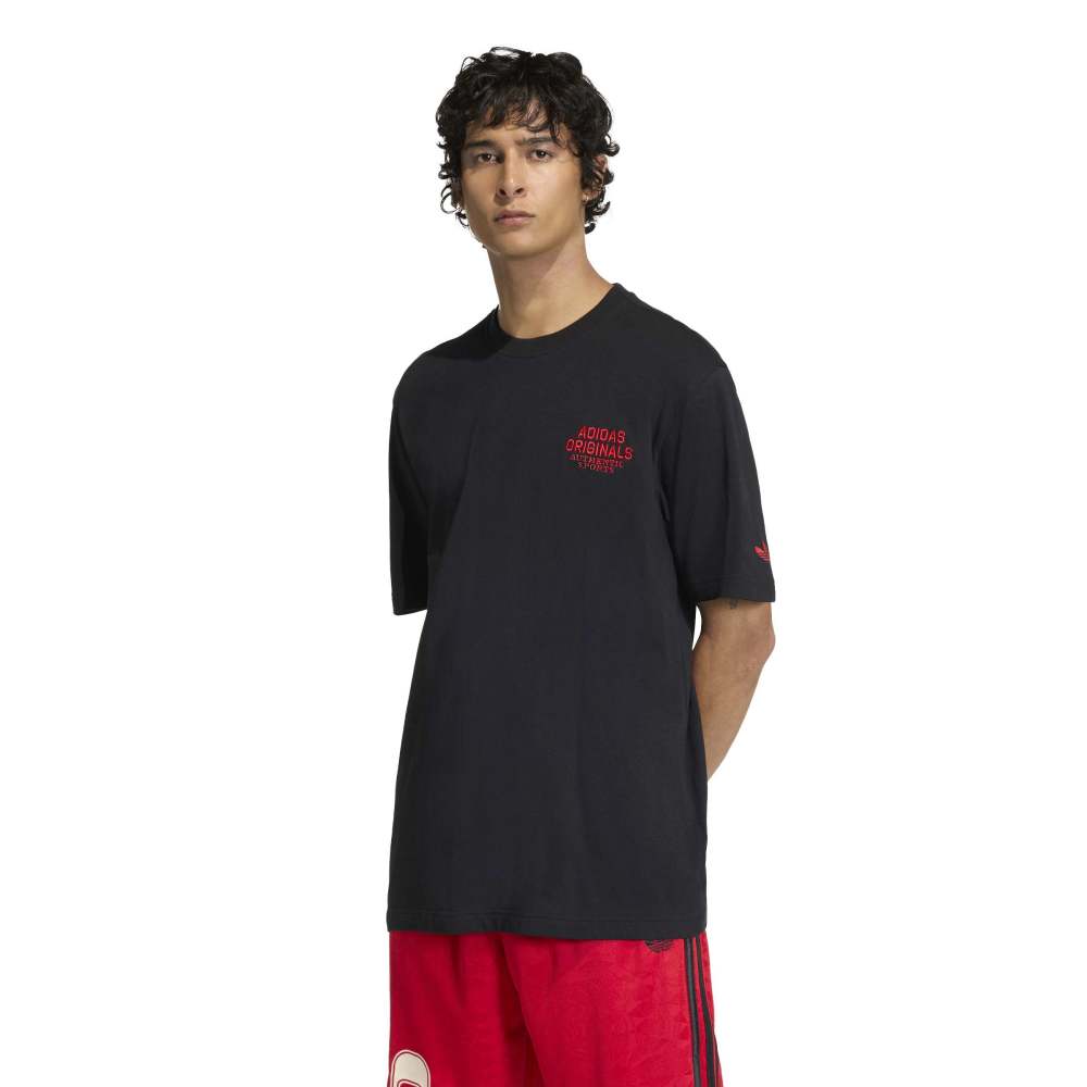 Adidas GFX Varsity Tee - Black