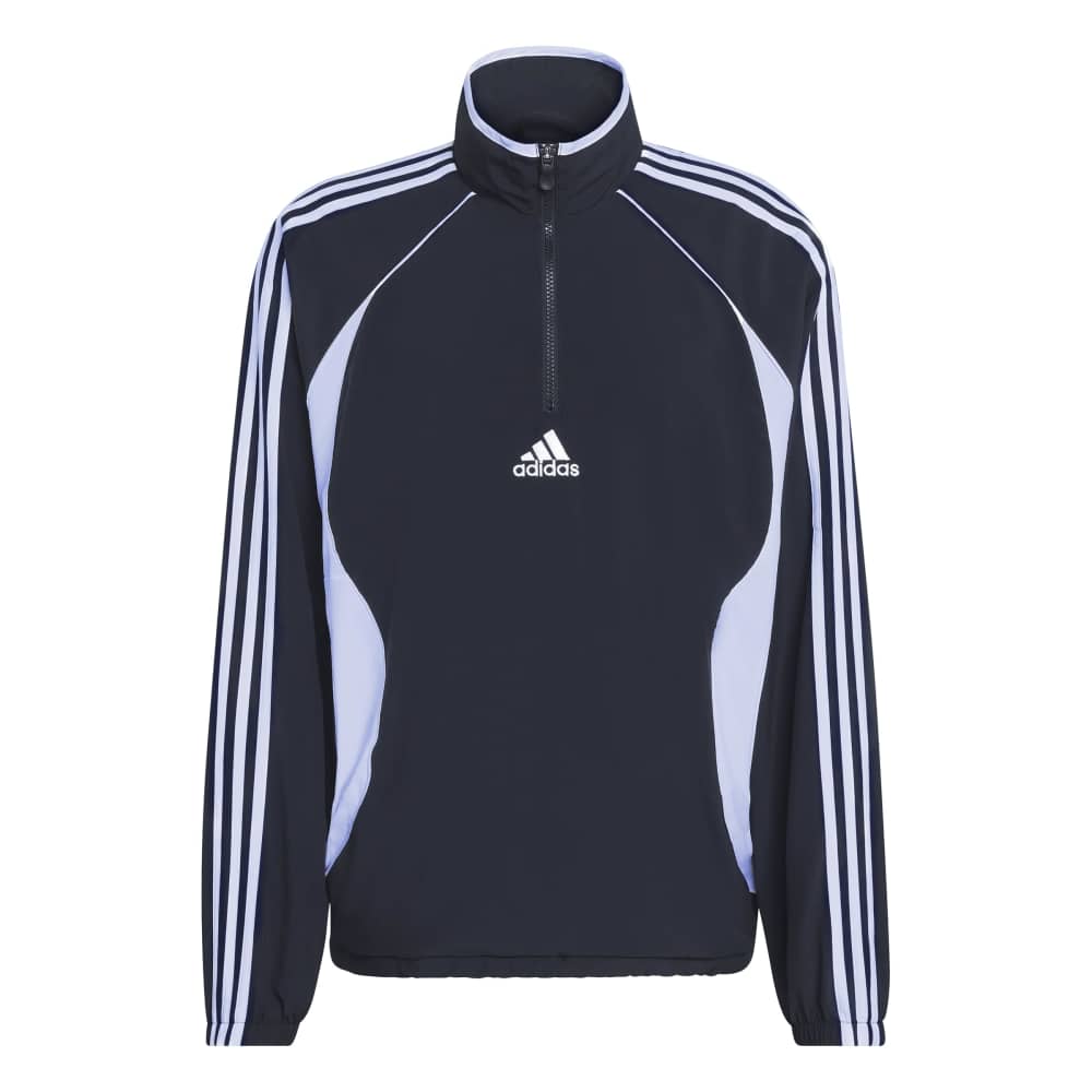 adidas Teamgeist Half Zip Sweatshirt - Black / White