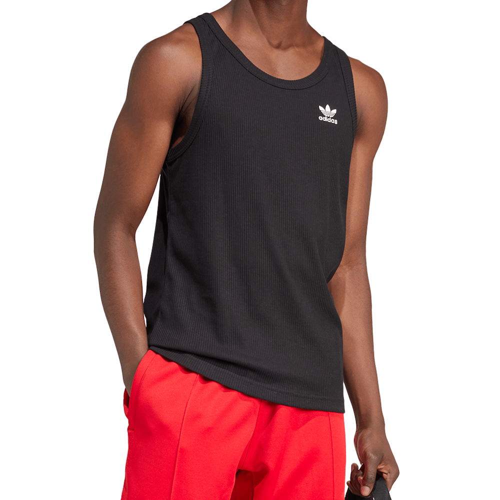adidas Trefoil Essentials Tank Top - Black