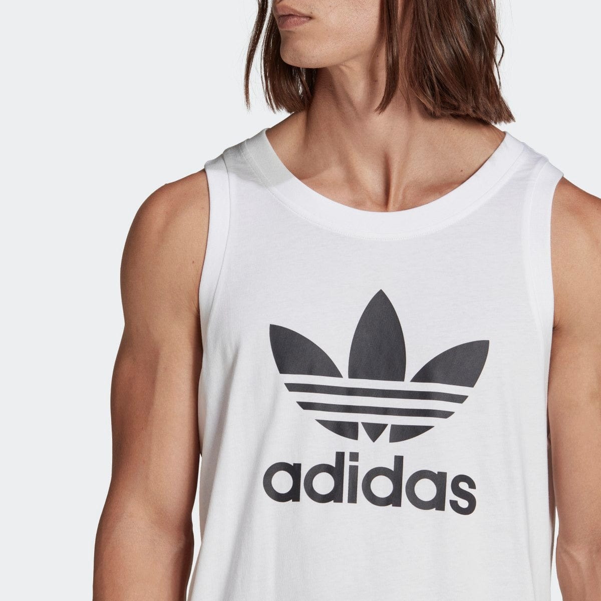 adidas Trefoil Tank Top - White