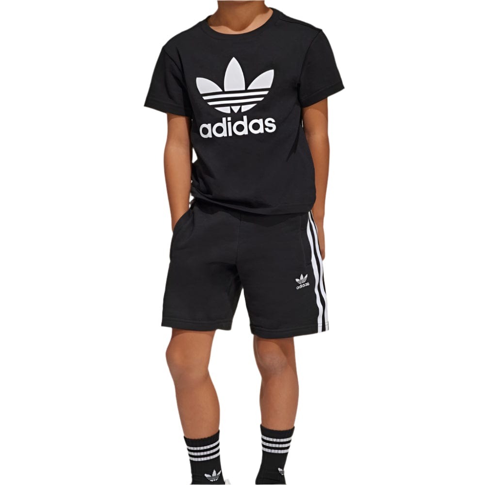 adidas Childrens Adicolor Trefoil Short Tee Set - Black