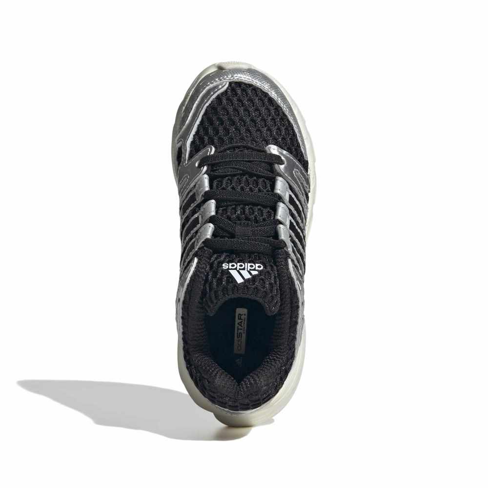 Adidas Childrens Adistar Control 5 - Core Black / Silver Metallic / Green