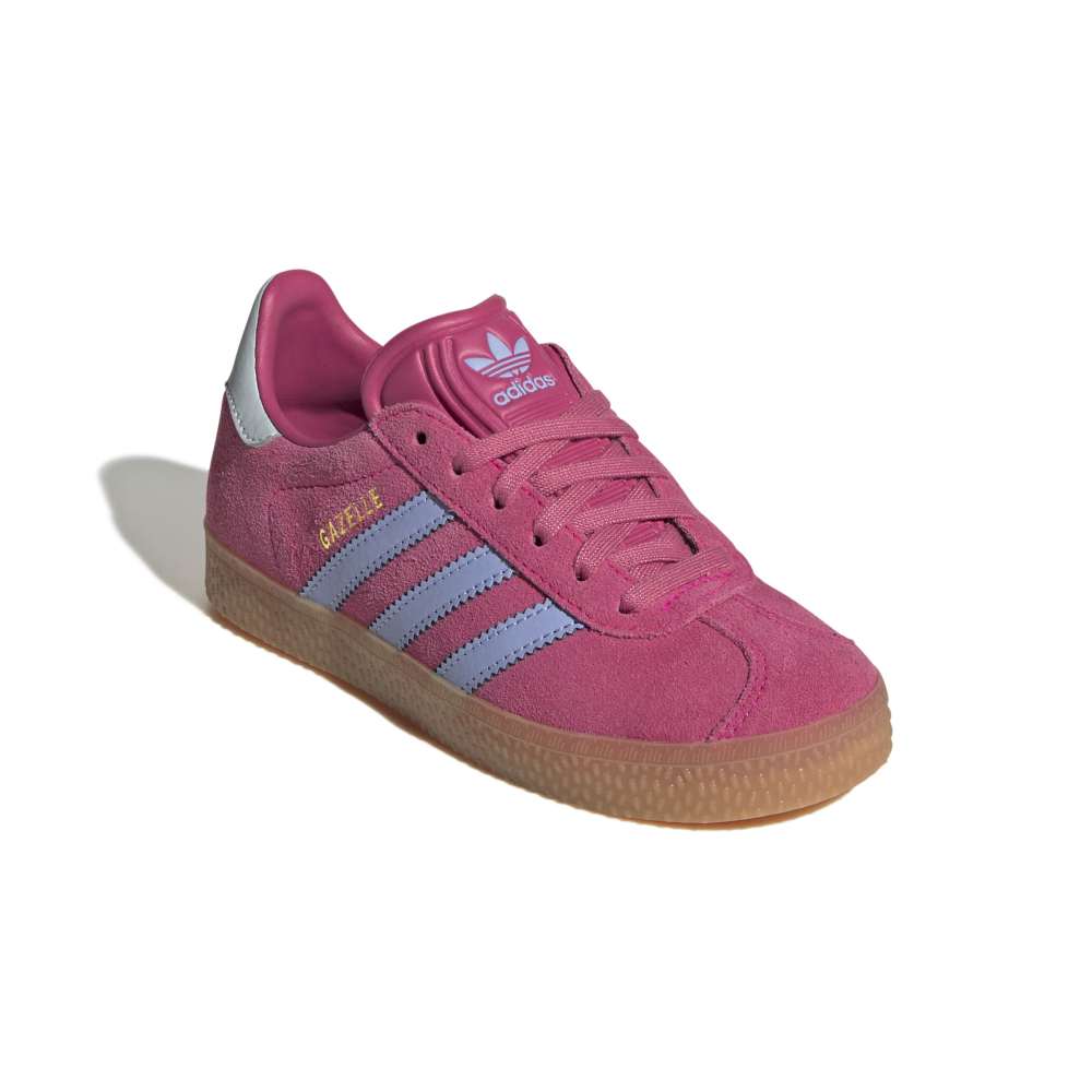adidas Childrens Gazelle - Shock Pink / Blue Spark / Halo Blue