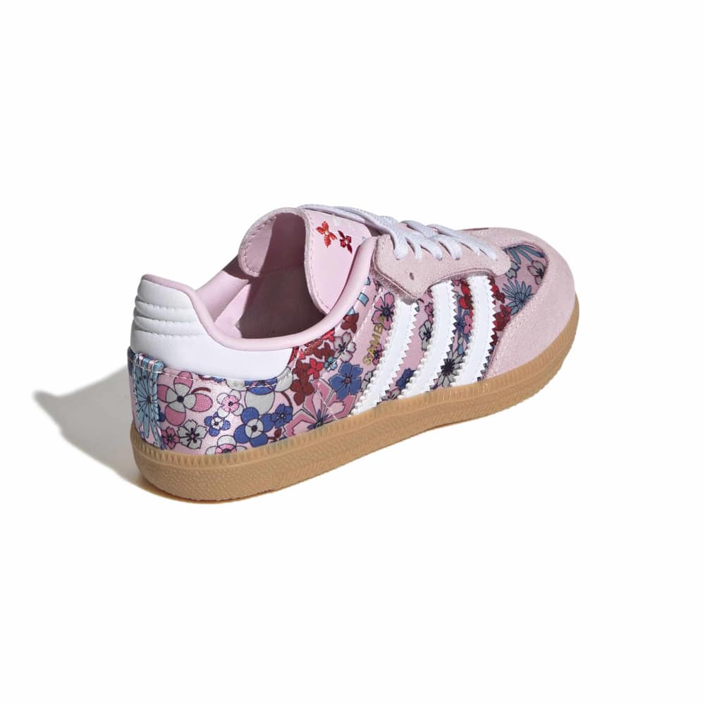 adidas Childrens Liberty London Samba OG Comfort Closure Elastic - Pink / White