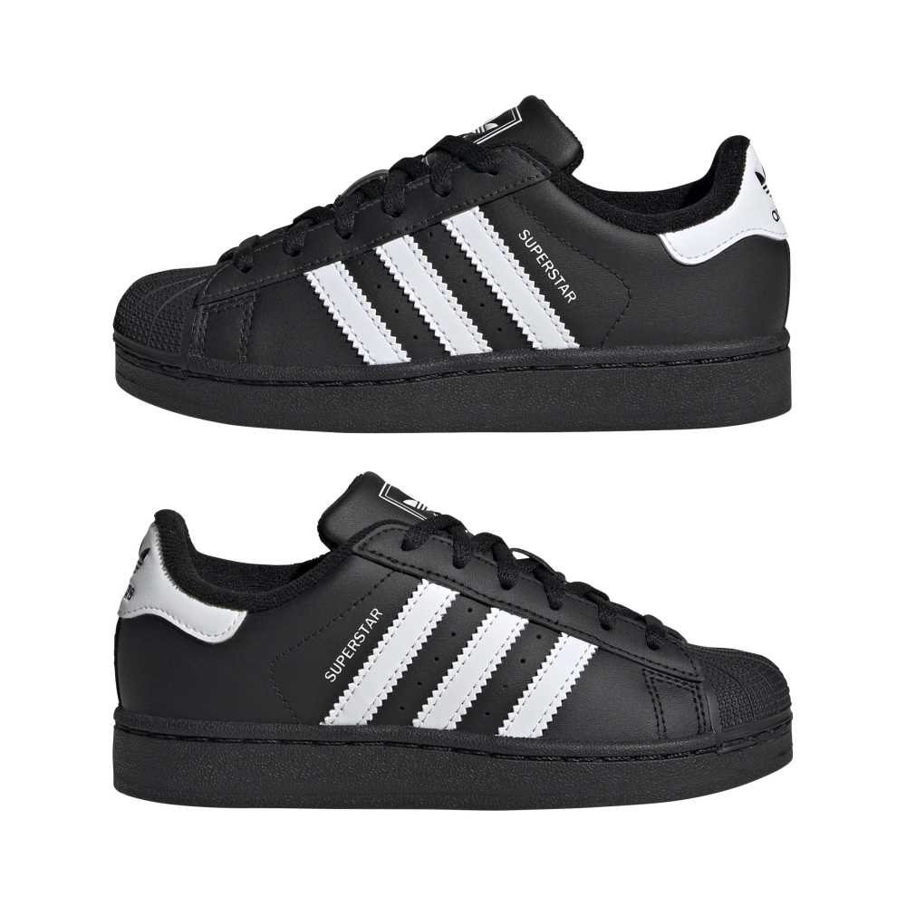 adidas Childrens Superstar - Core Black / Cloud White