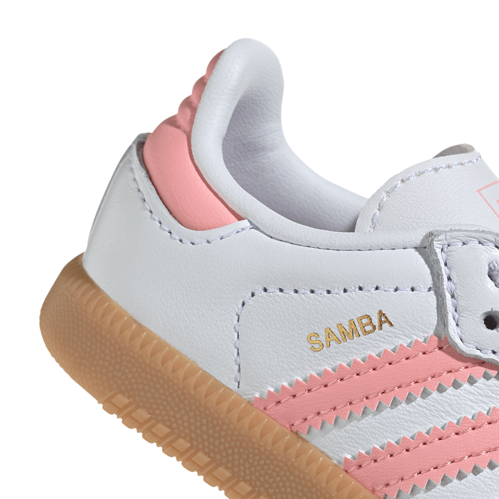 adidas Infants Samba OG EL - Cloud White / Semi Pink / Gum
