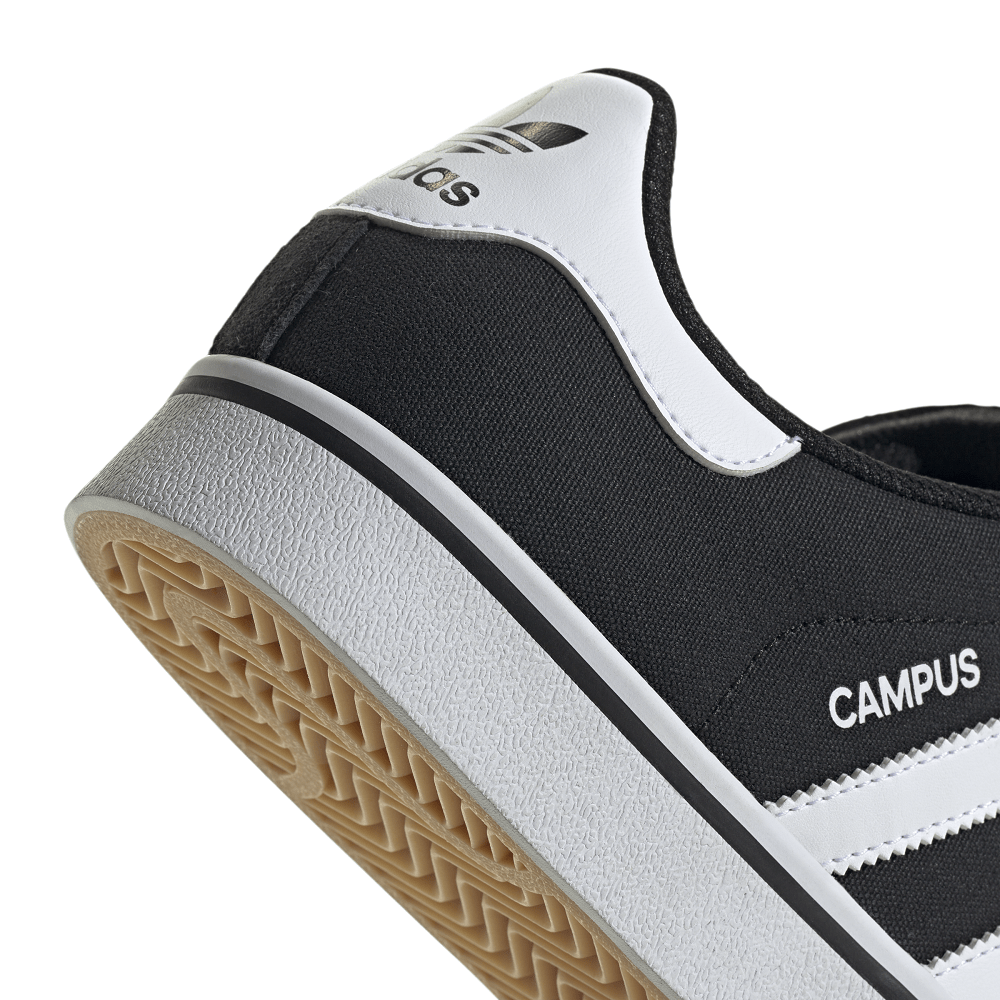 adidas Campus Vulc - Black / White / Gum