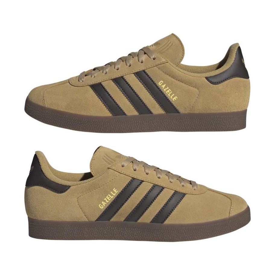 adidas Gazelle - Beige / Brown / Gold