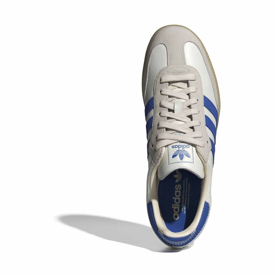 adidas Samba OG - Cloud White / Blue / Gum