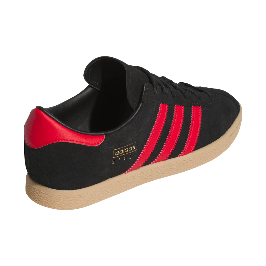 adidas Stadt - Black / Better Scarlet