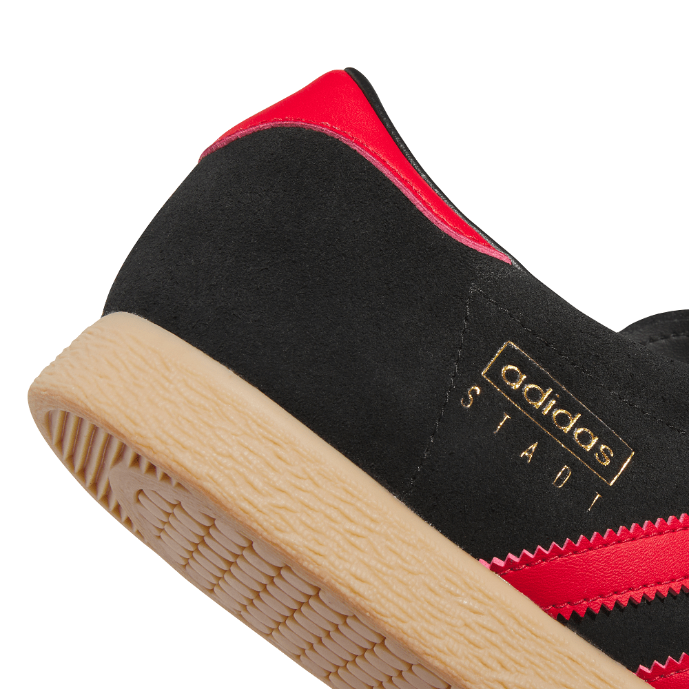 adidas Stadt - Black / Better Scarlet