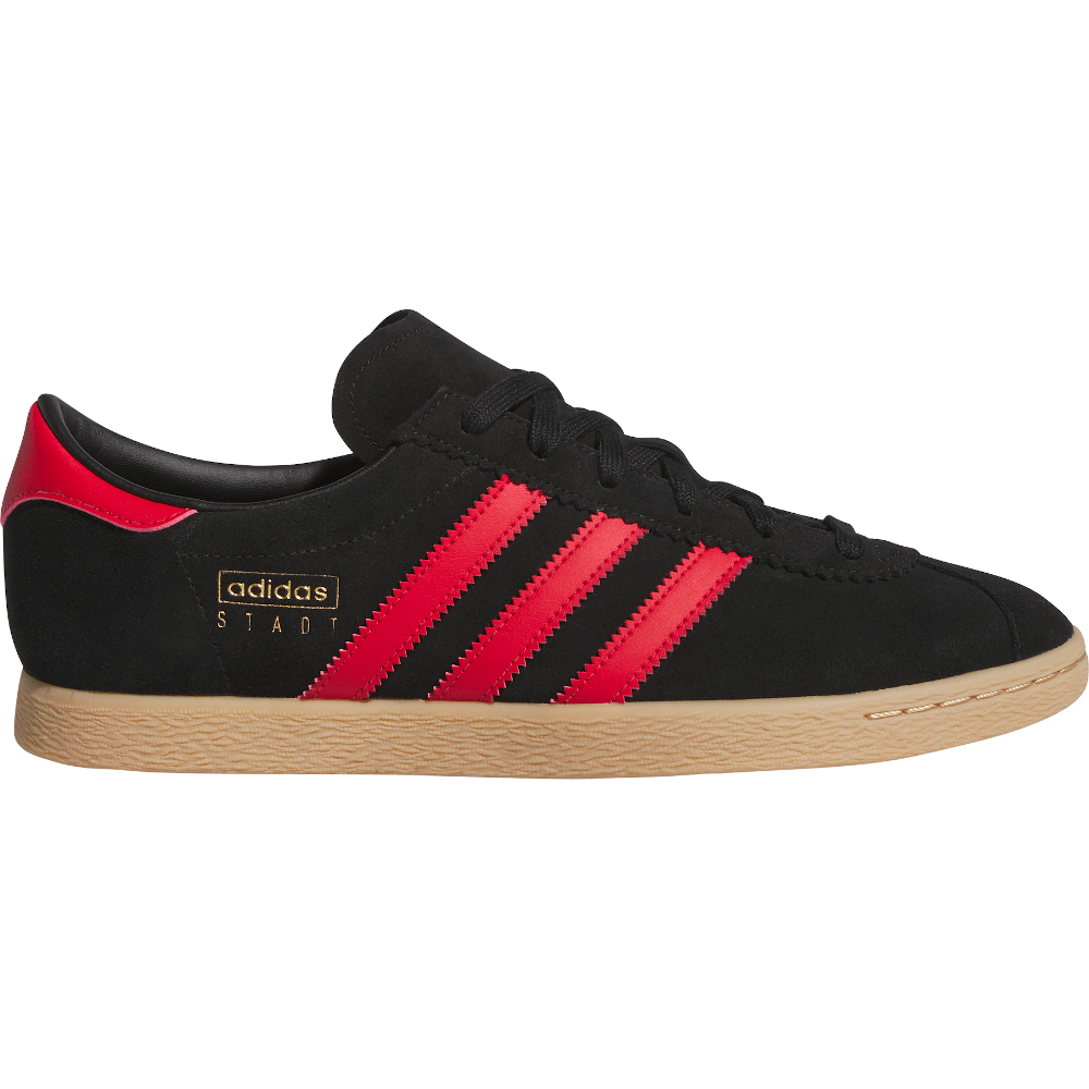 adidas Stadt - Black / Better Scarlet