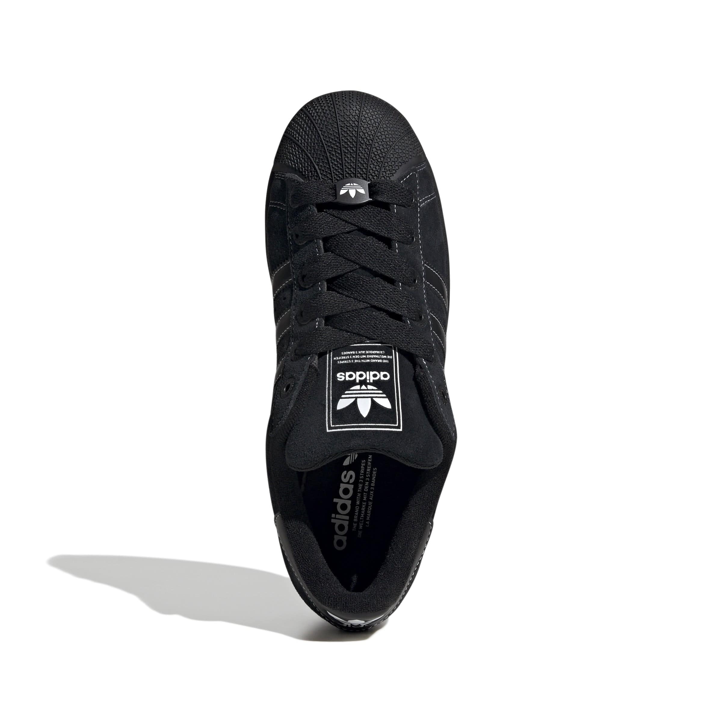 adidas Superstar II - Black Suede