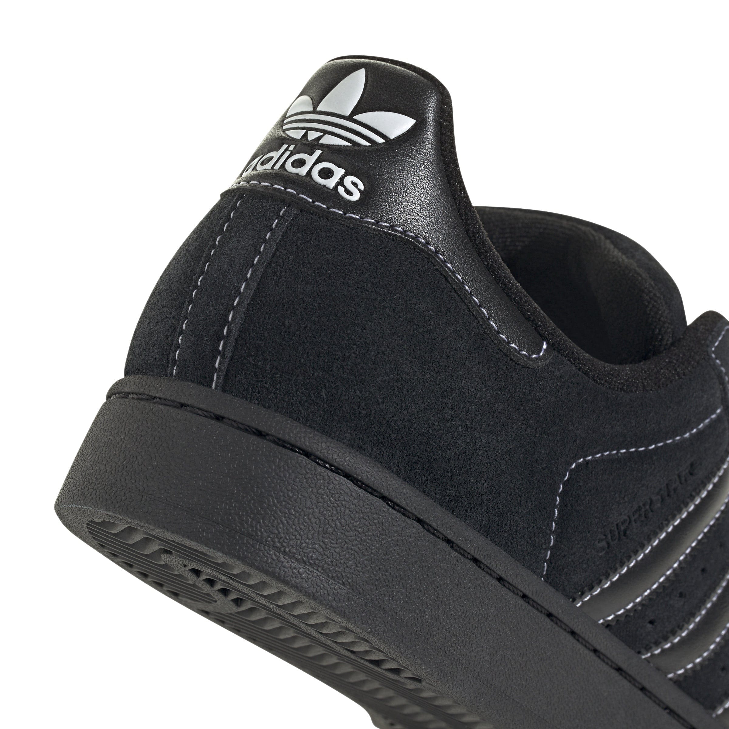 adidas Superstar II - Black Suede