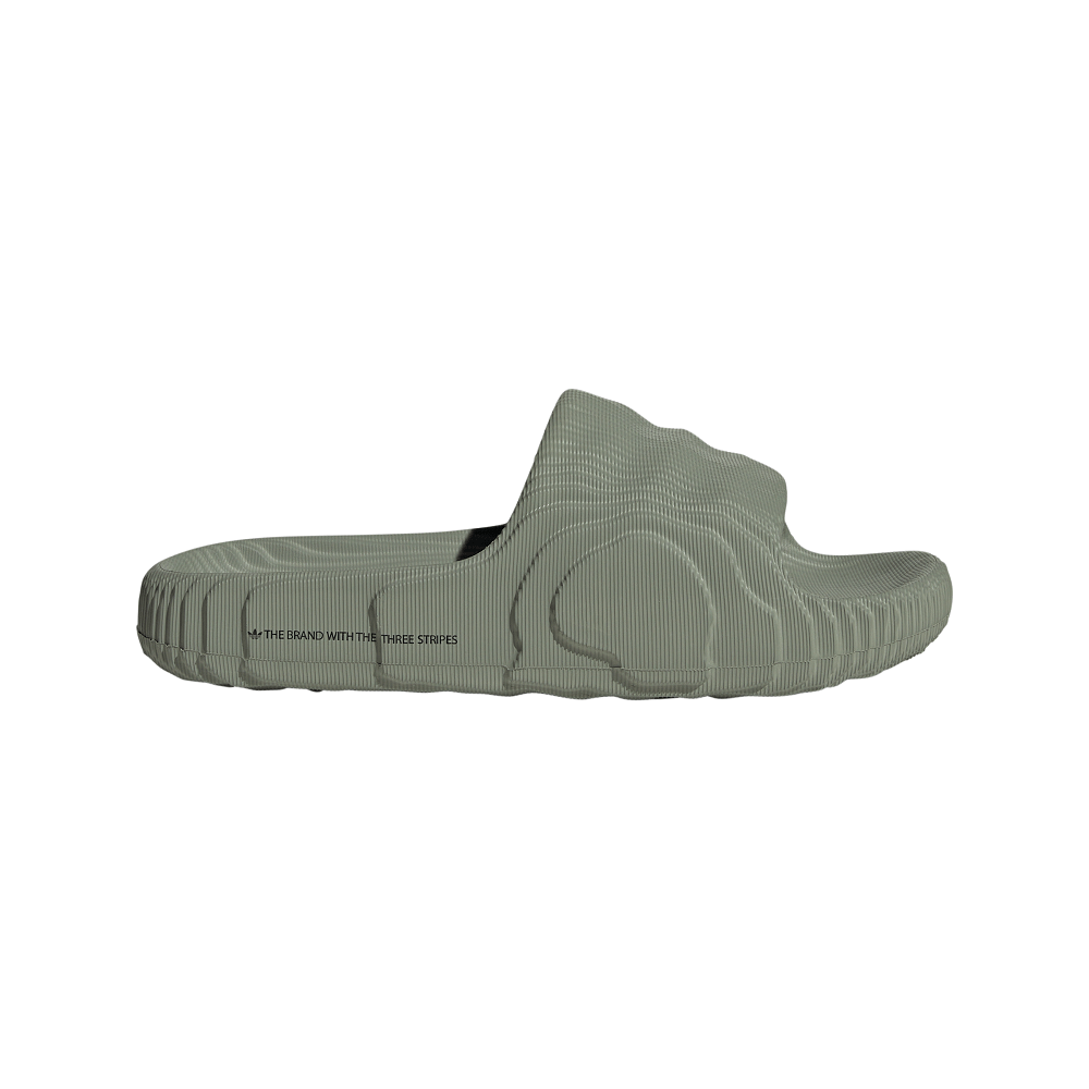 adidas Womens Adilette 22 Slide - Silver Green