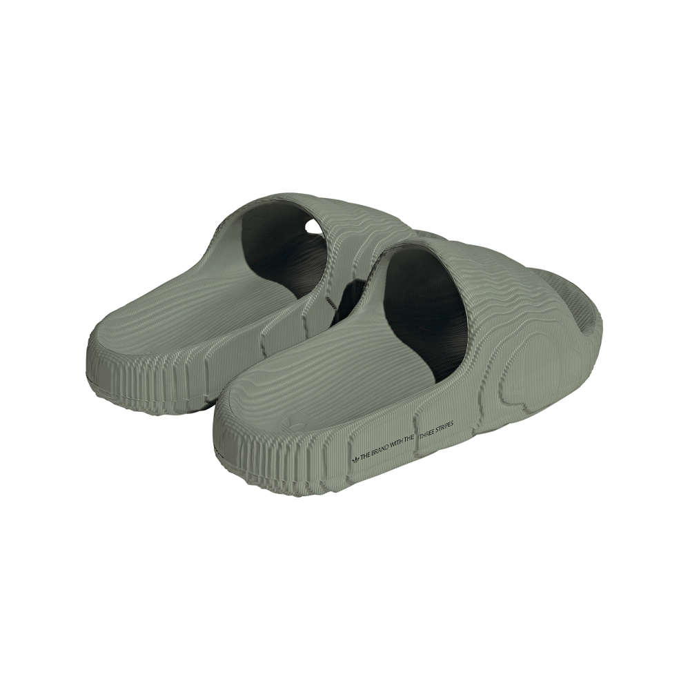 adidas Womens Adilette 22 Slide - Silver Green
