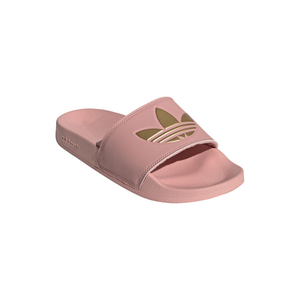 adidas Womens Adilette Lite - Wonder Mauve / Matte Gold
