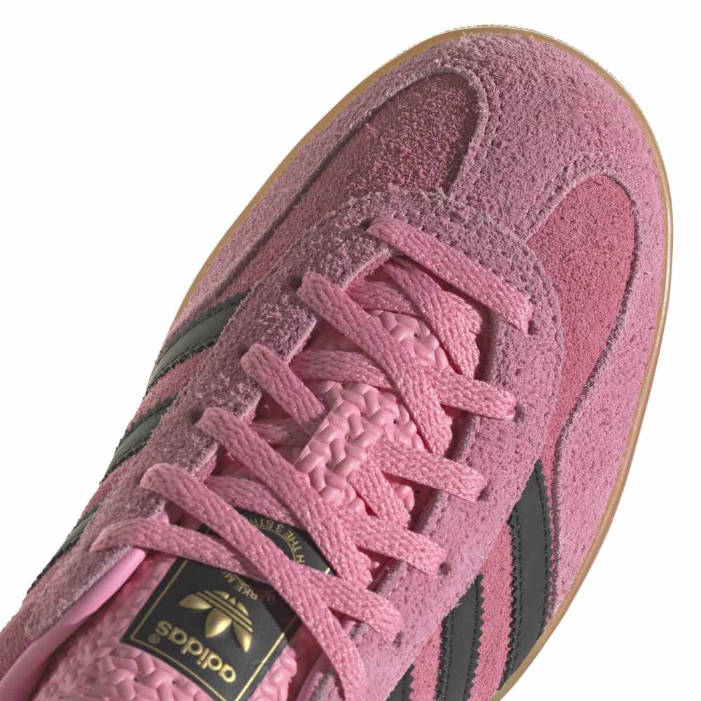 adidas Womens Gazelle Indoor - Bliss Pink / Core Black / Collegiate Purple