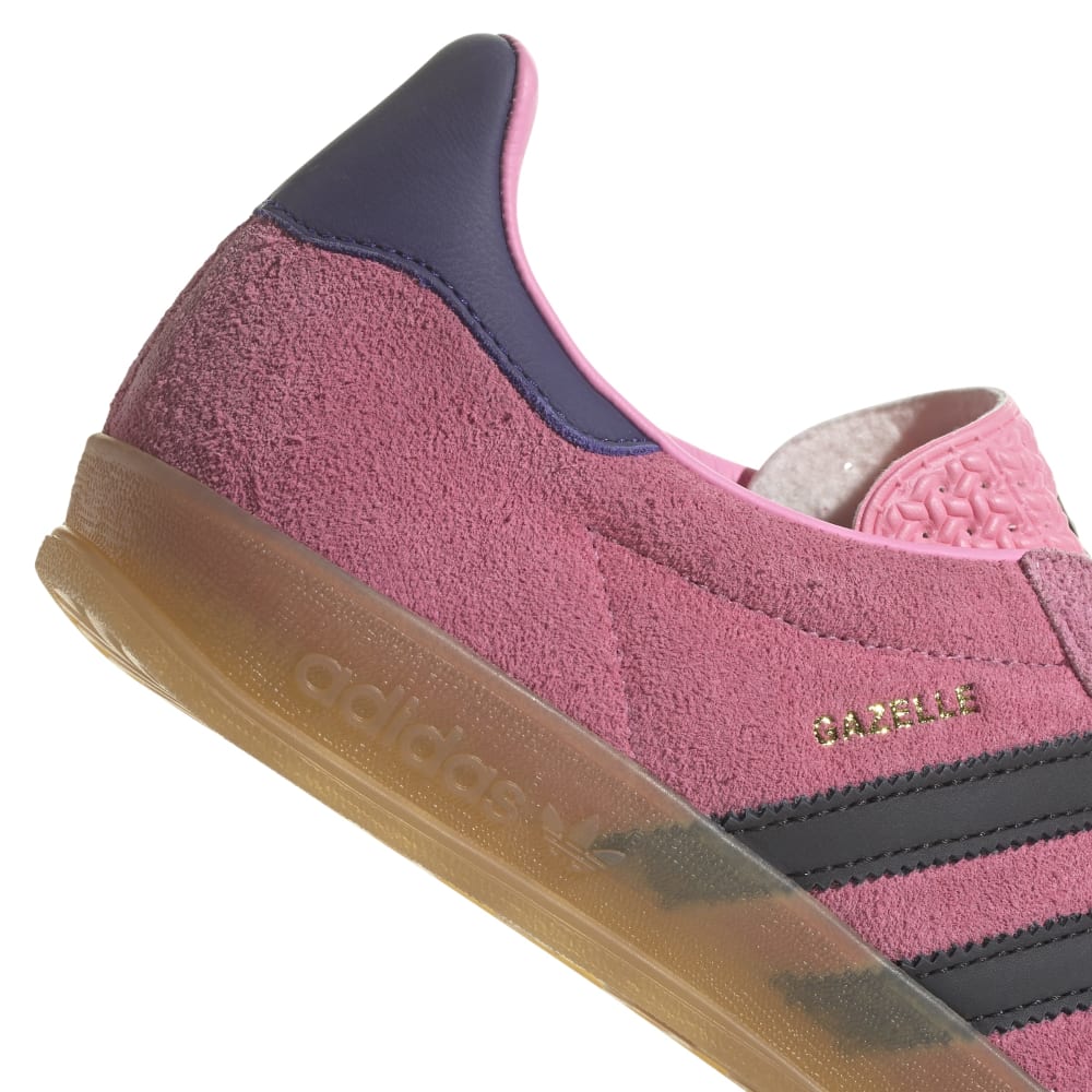 adidas Womens Gazelle Indoor - Bliss Pink / Core Black / Collegiate Purple