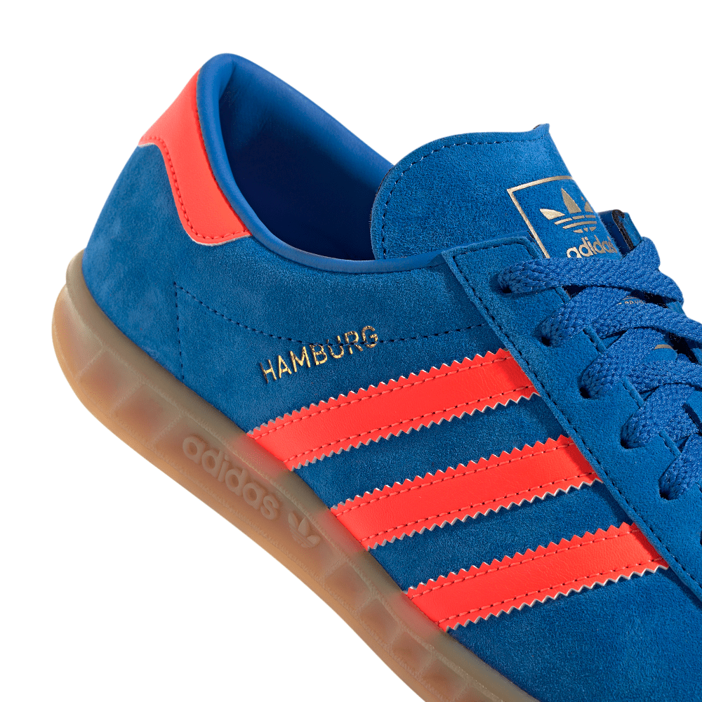 adidas Womens Hamburg - Blue / Orange / Gum