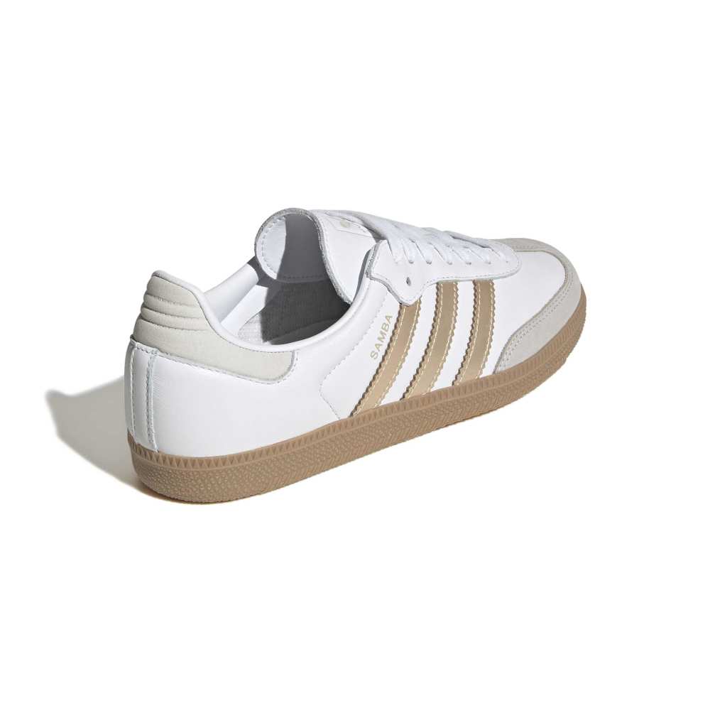 adidas Womens Samba OG - Cloud White / Wonder Gold Met. / Grey One