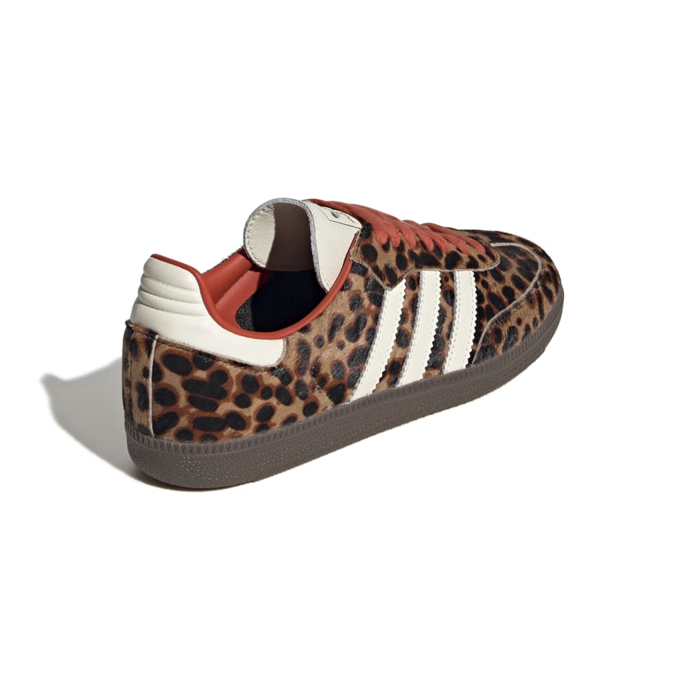 adidas Samba OG (Leopard) - Core Black / Preloved Red / Cream White