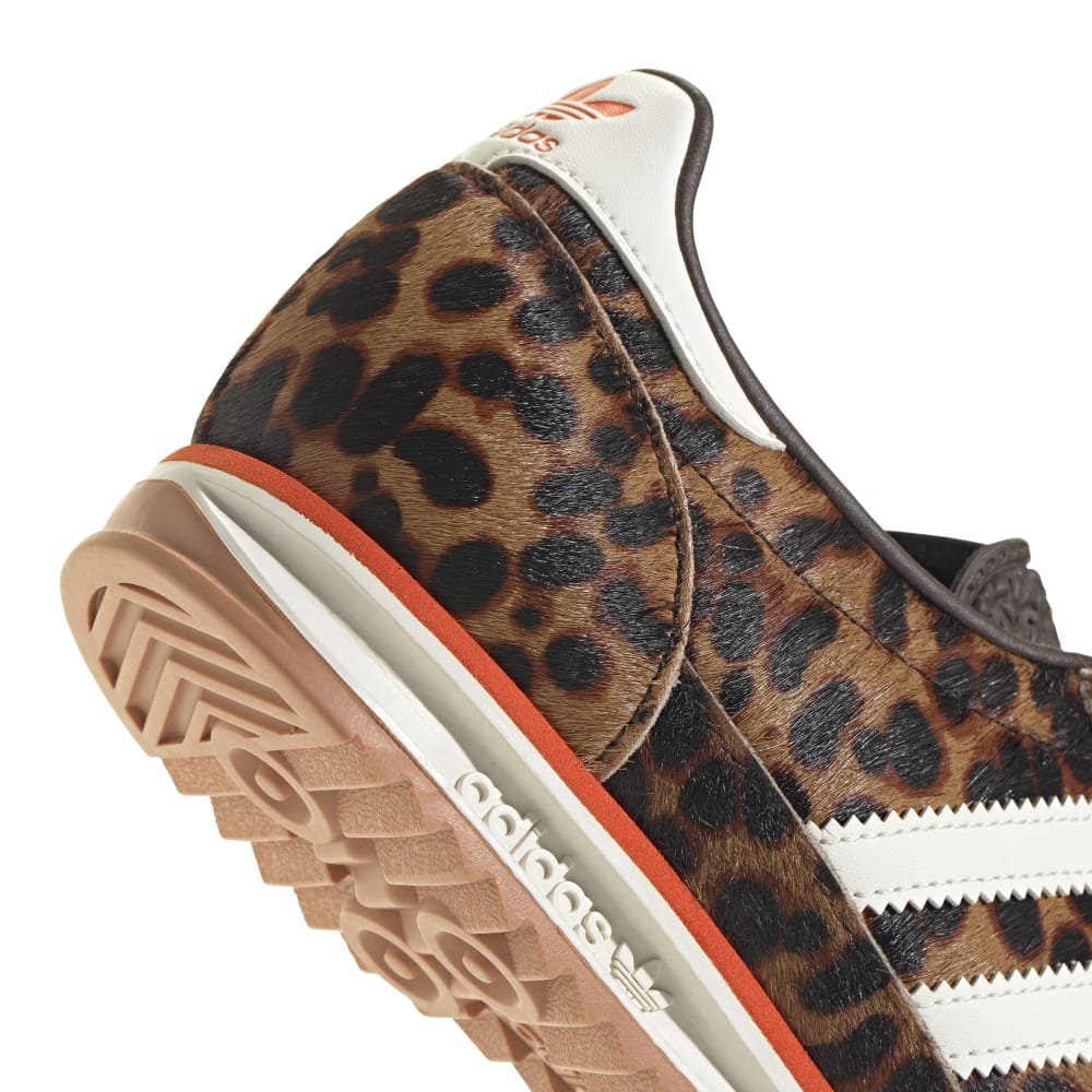 adidas Womens SL 72 - Dark Brown / Off White / Semi Impact Orange