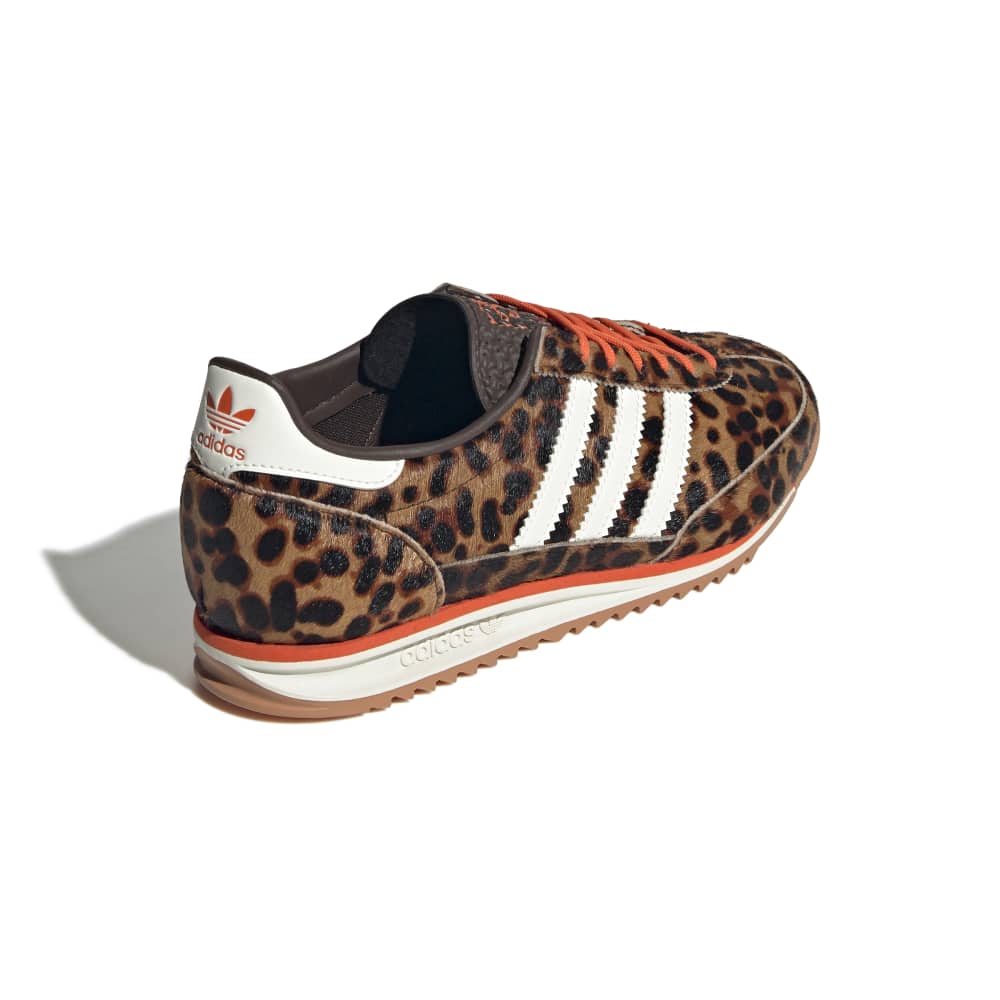 adidas Womens SL 72 - Dark Brown / Off White / Semi Impact Orange