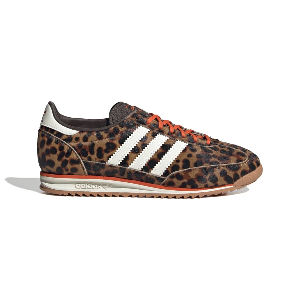 adidas Womens SL 72 - Dark Brown / Off White / Semi Impact Orange