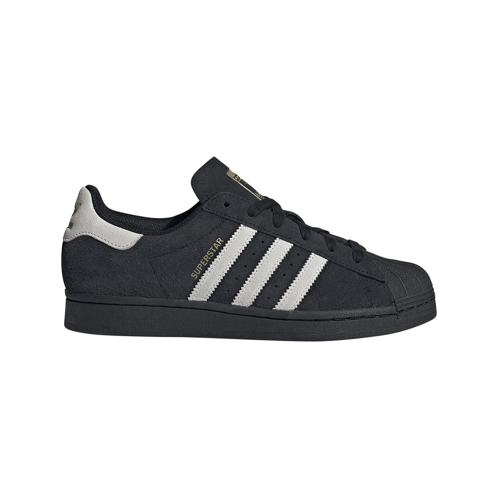 adidas Womens Superstar Suede - Black / White