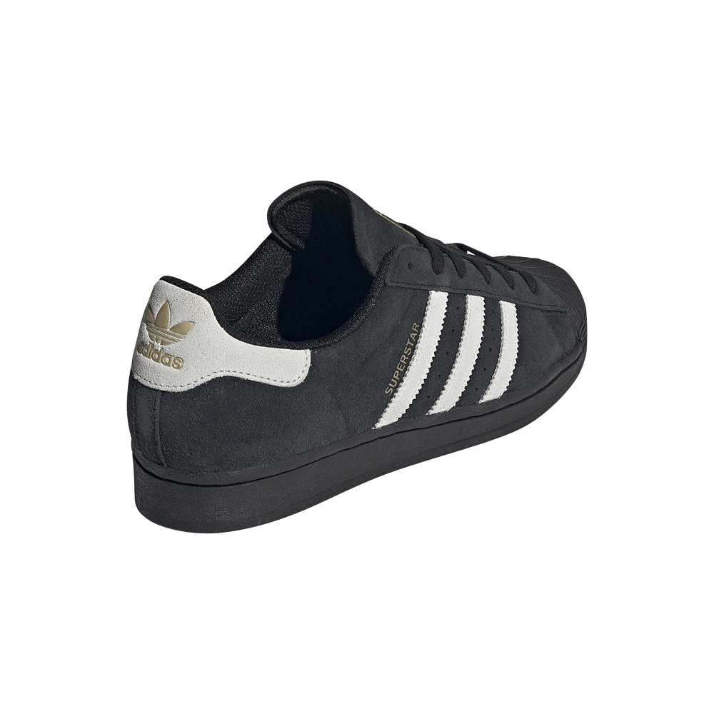 adidas Womens Superstar Suede - Black / White