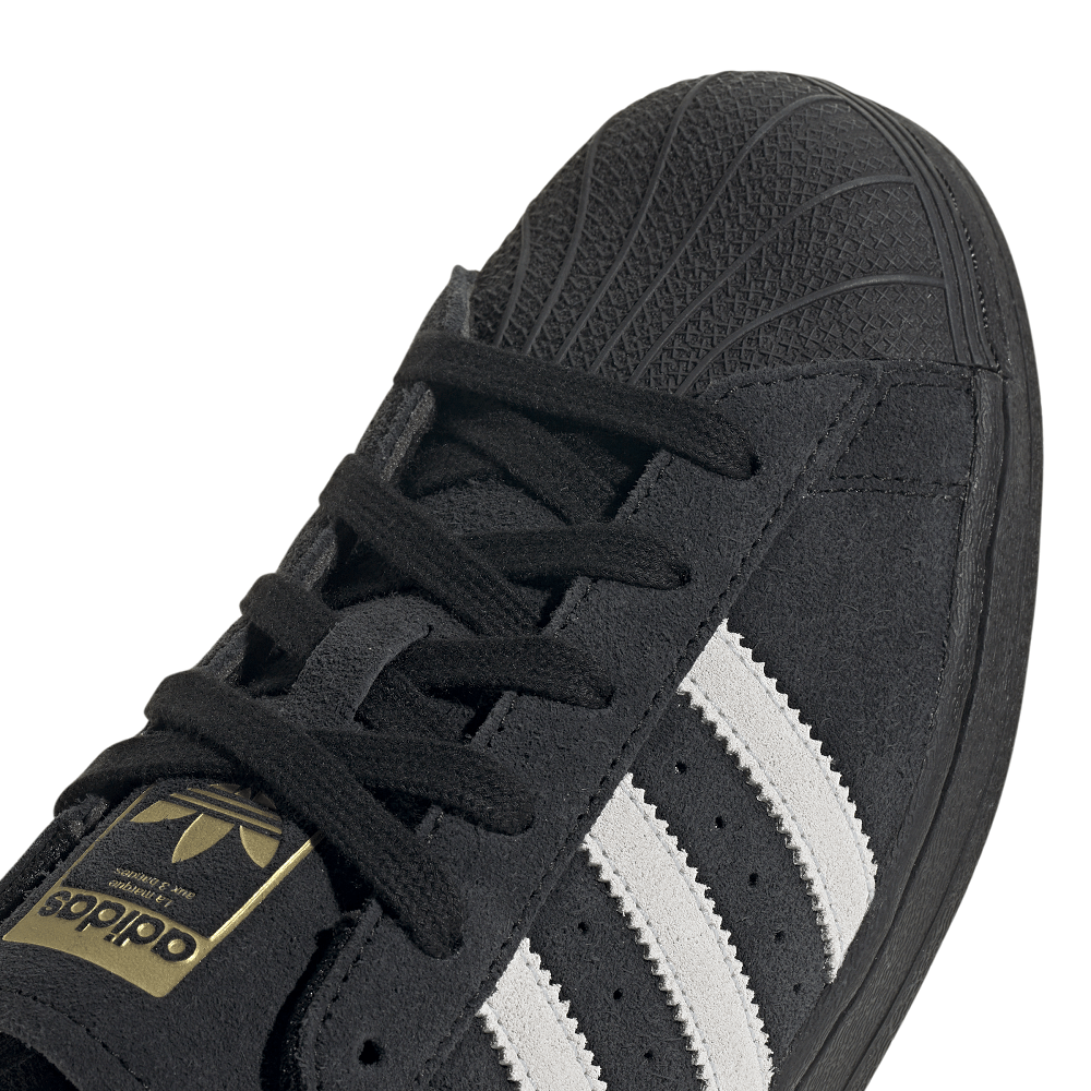 adidas Womens Superstar Suede - Black / White