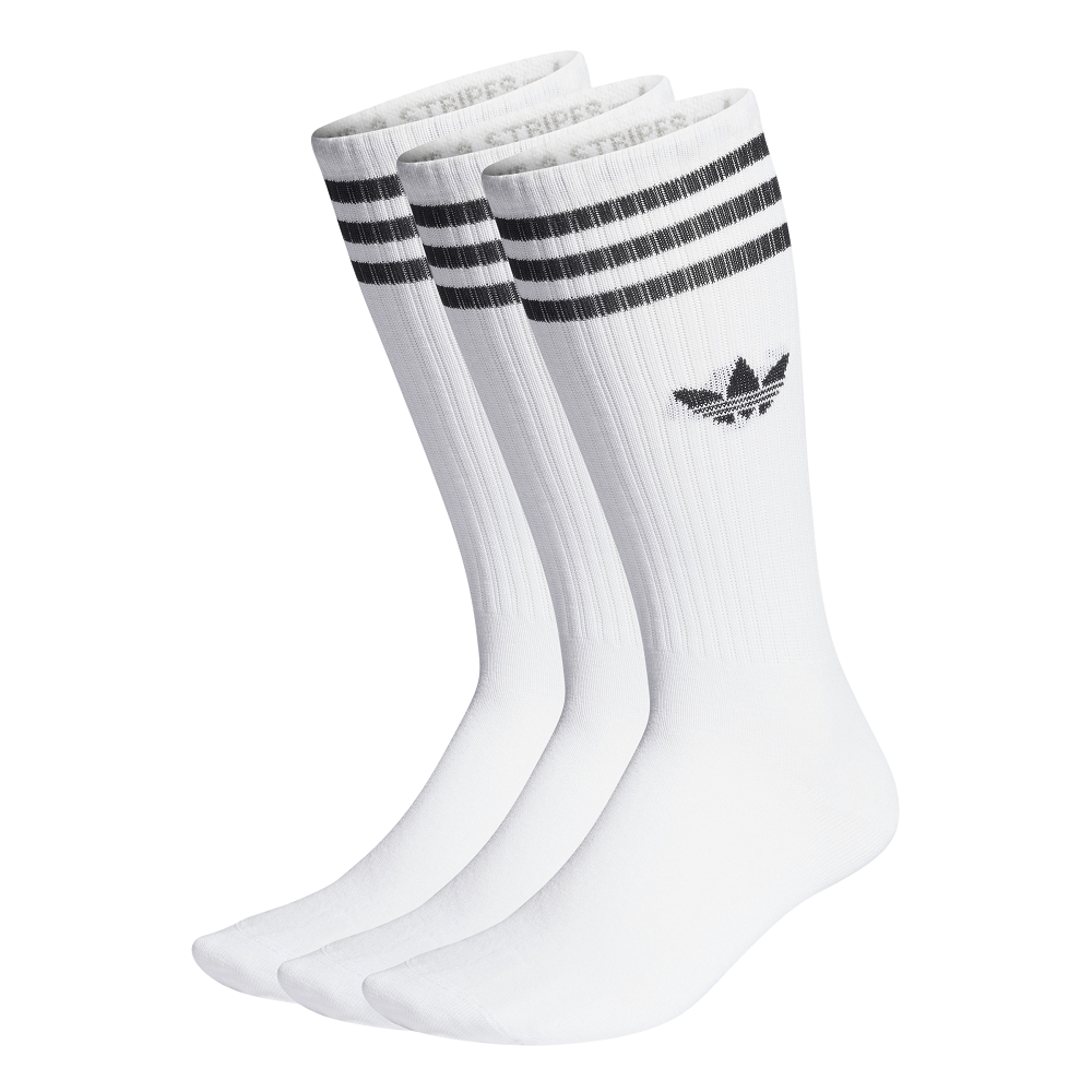 adidas High Crew Sock 3 Pack - White