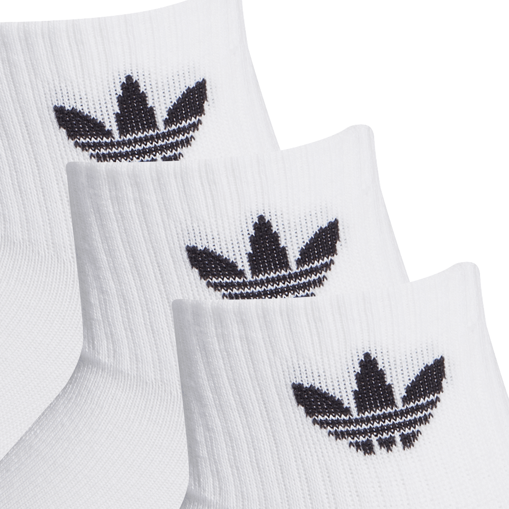 adidas Mid Ankle Sock 3 Pack - White