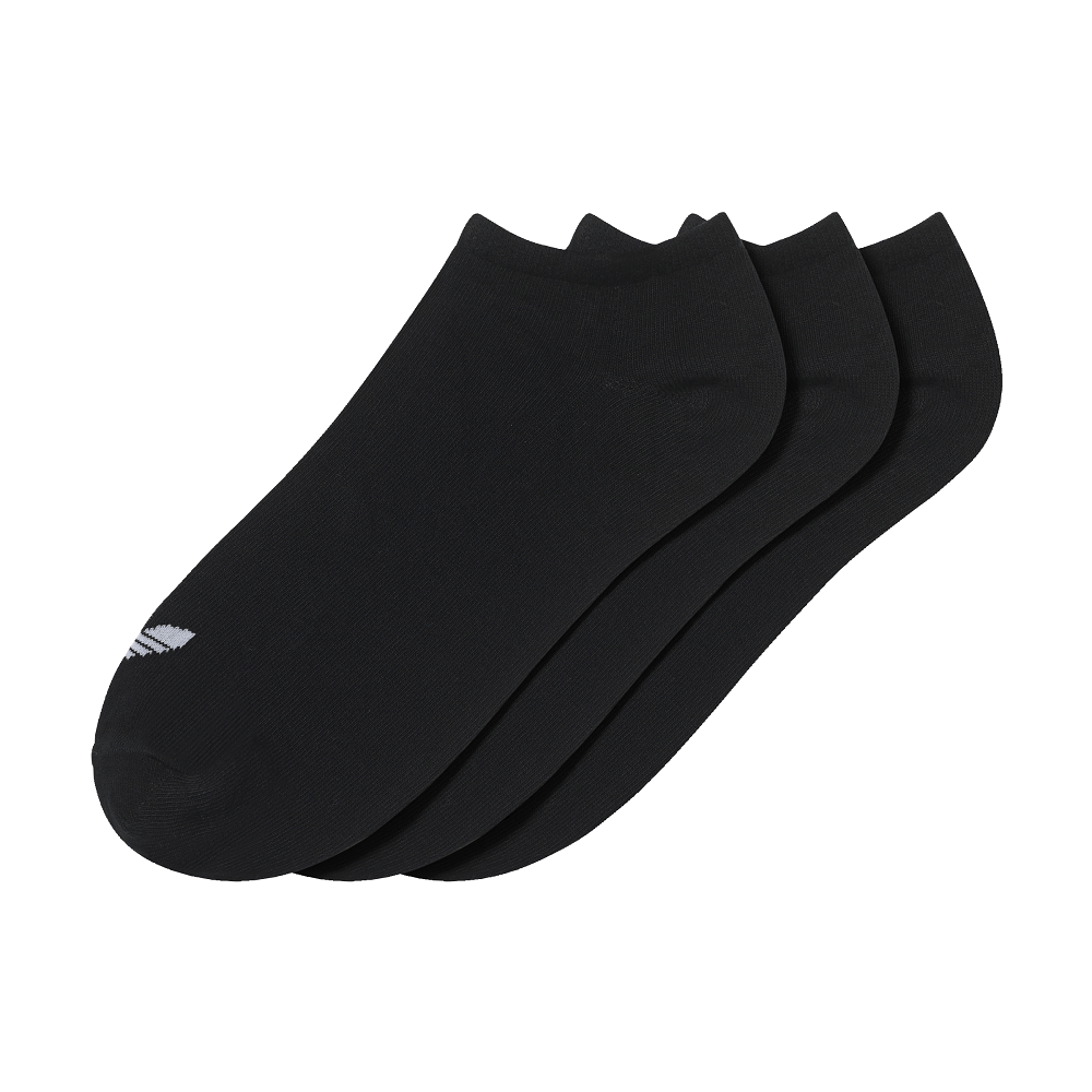 adidas Trefoil Liner Sock 3 Pack - Black
