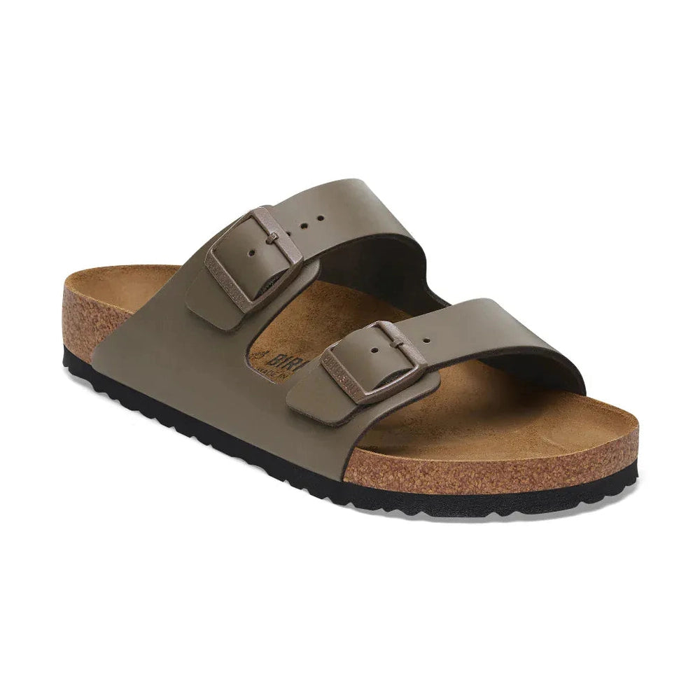 Birkenstock Arizona Smooth Grained Leather - Concrete Grey