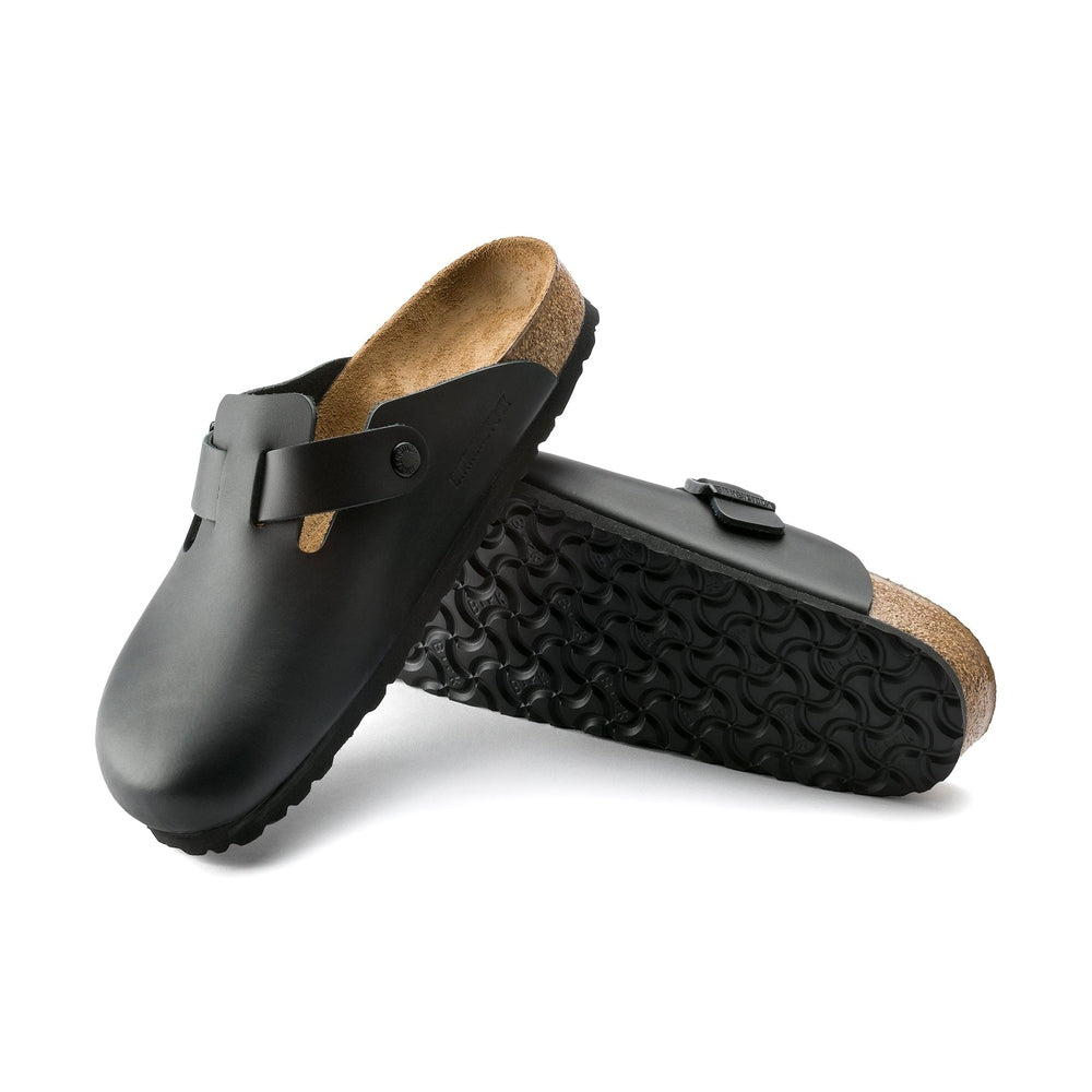 Birkenstock Boston Smooth Leather - Black