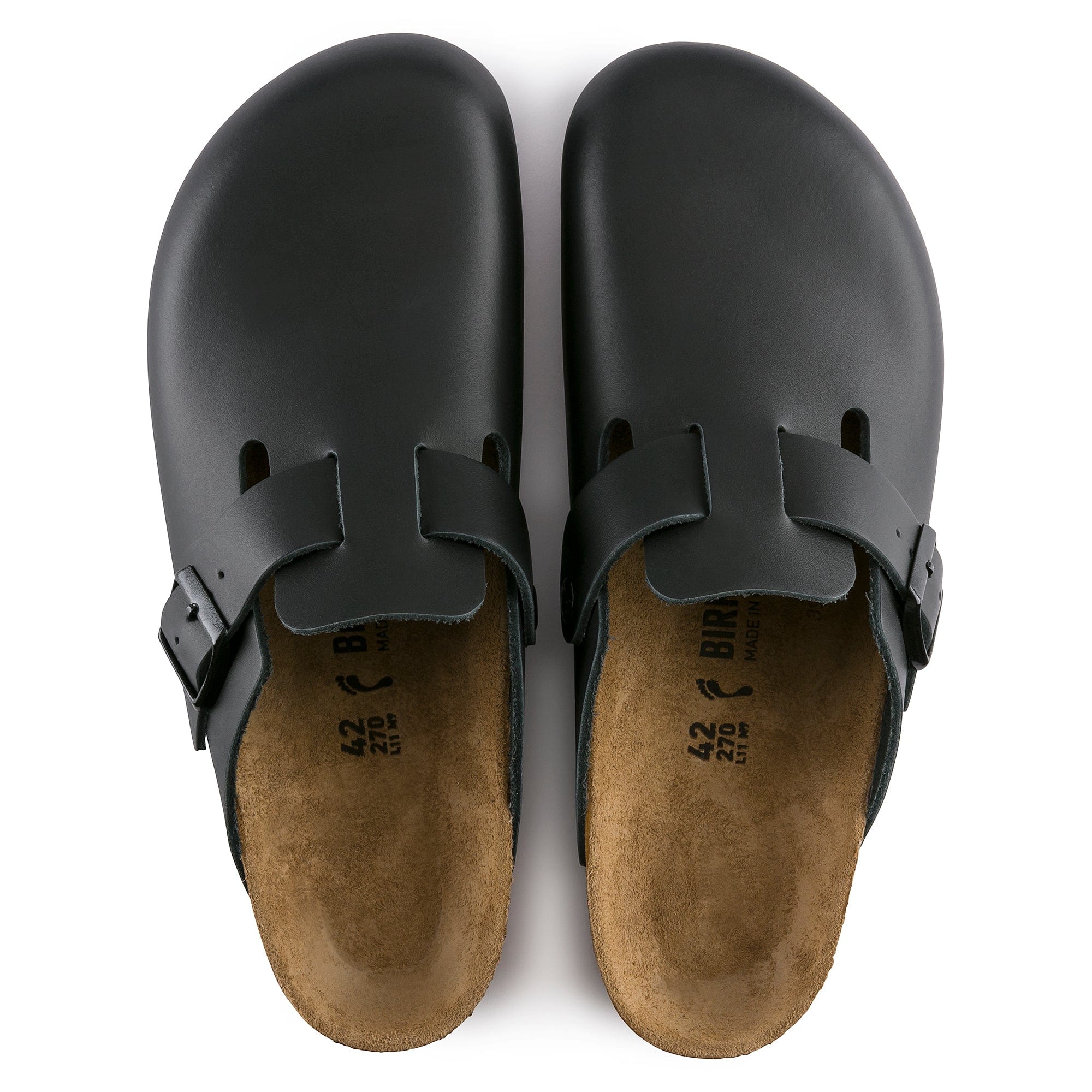 Birkenstock Boston Smooth Leather - Black