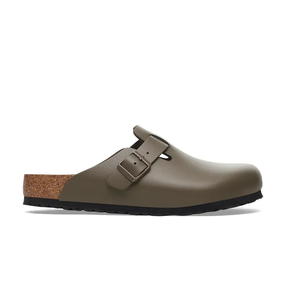 Birkenstock Boston Smooth Leather - Concrete Grey