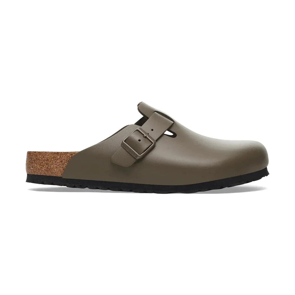 Birkenstock Boston Smooth Leather - Concrete Grey